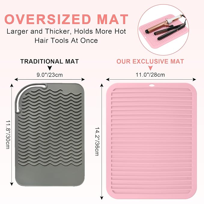 AMIJEAL Oversize Silicone Heat Resistant Mat - Image 3