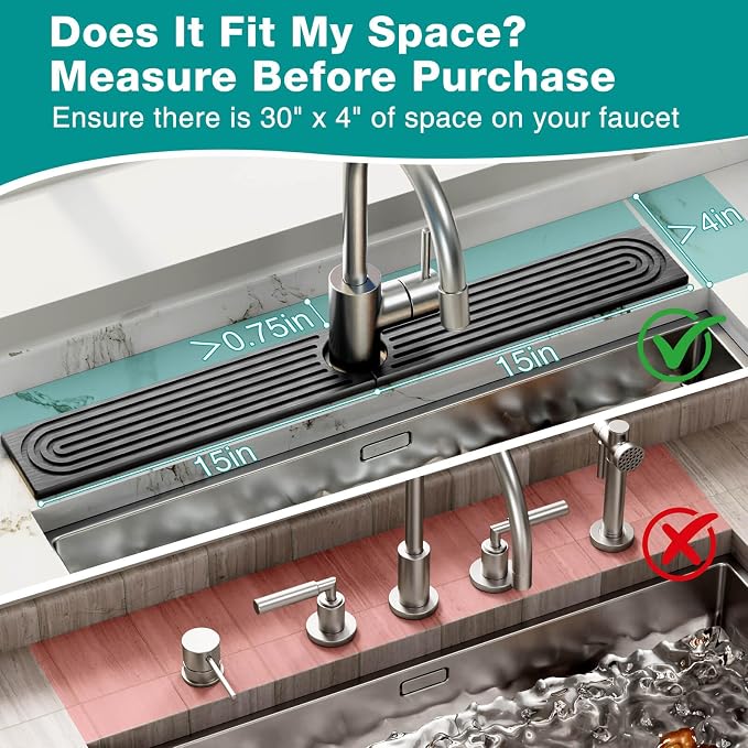DK177 Faucet Mat for Kitchen Sink - Image 4