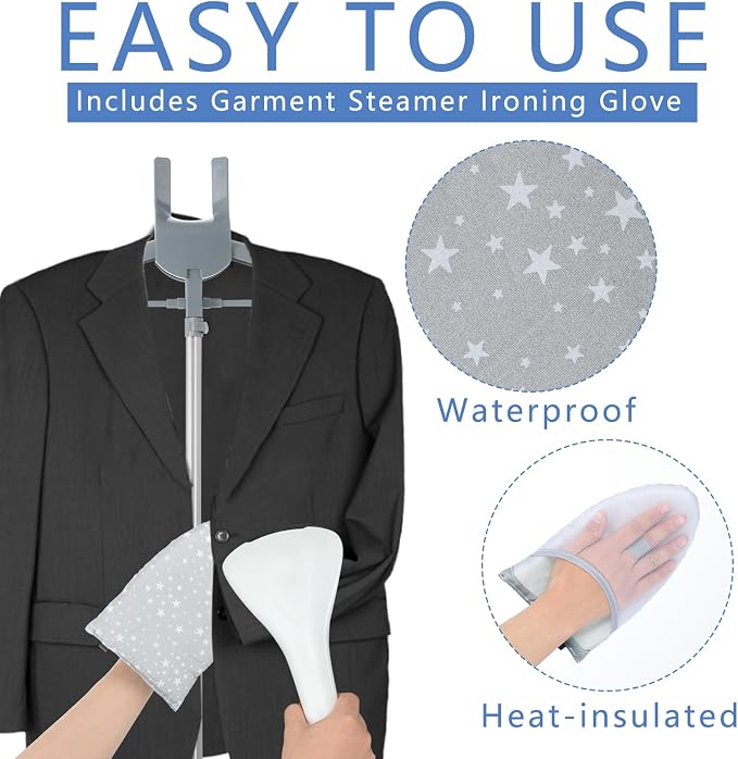 Garment Steamer Rack & Garment Ironing Glove - Image 3