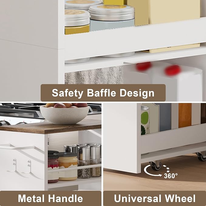 ChooChoo 4-Tier Slim Storage Cart - Image 6