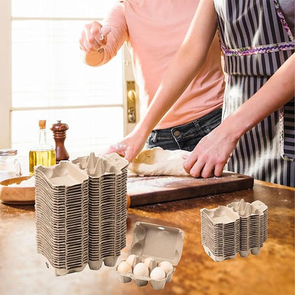 40 Pack Egg Cartons Bulk, 2x3 Style Reusable Empty Natural Paper Pulp Egg - Image 6