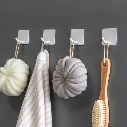 FOTYRIG Adhesive Towel Hooks Heavy Duty Stick on Towel Holder Wall Hangers - Image 6