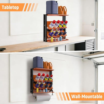 Spray Bottle Holder Wall-Mounted, Aerosol Spray Can Holder, Heavy Duty Paint - Image 6