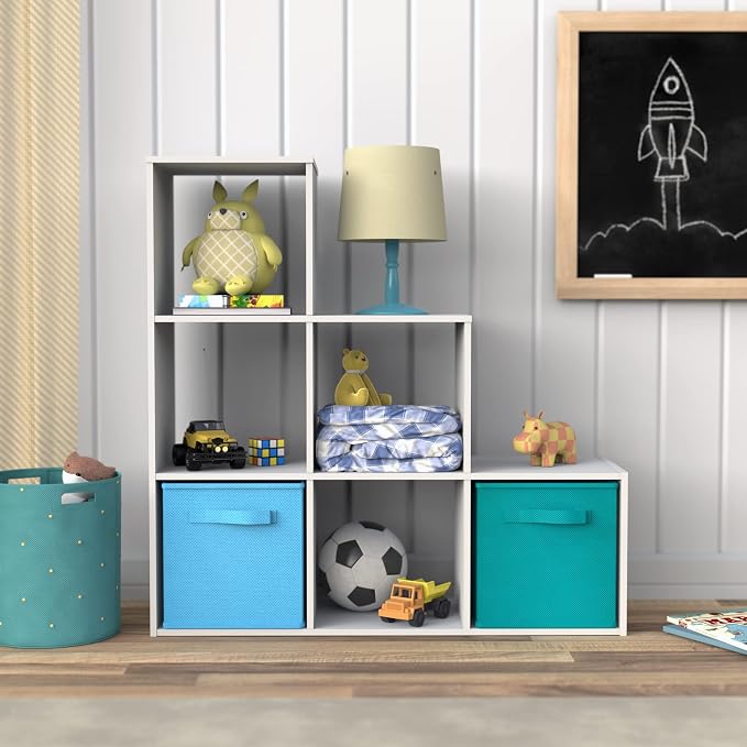 ClosetMaid Cubeicals 3-2-1 Cube Storage Shelf Organizer Bookshelf, 3 Tier - Image 6