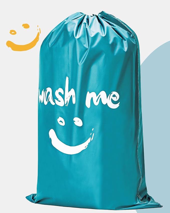 HOMEST 2 Pack XL Laundry Bags 28" x 40", Extra Large Dirty Clothes Organizer - Image 5