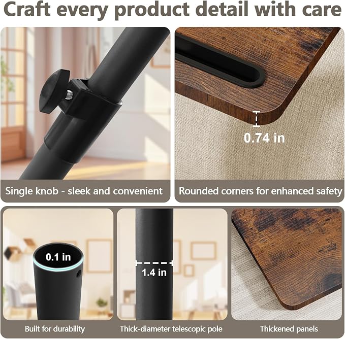 Sofa Armrest Tray Table for Couch - Image 3
