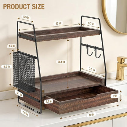 2-Tier Bathroom Counter Organizer - Image 2