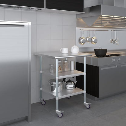 AmGood Stainless Steel Work Table - Image 7