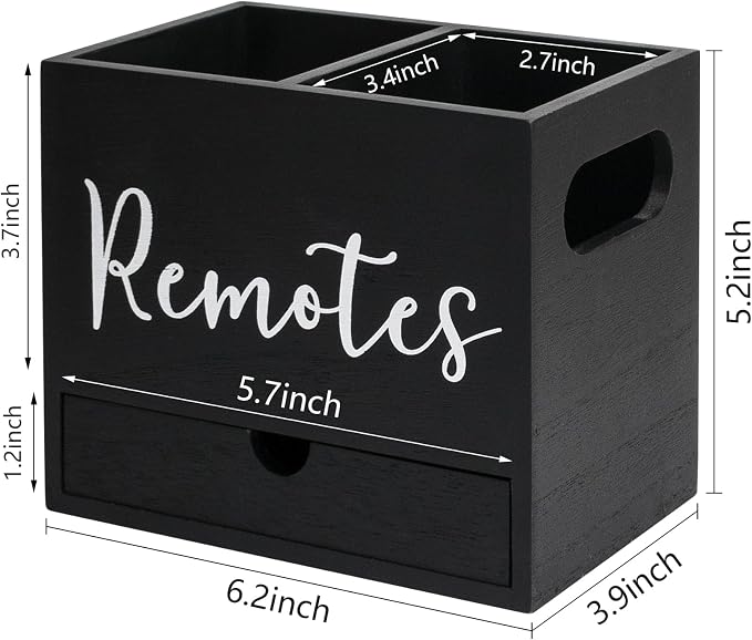 Remote Control Holder, 2 Slot TV Remote Holder& Desk Organizer - Image 3