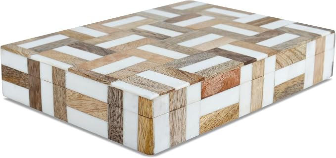 Handicrafts Home White Decorative Storage Box by HandicraftsHome