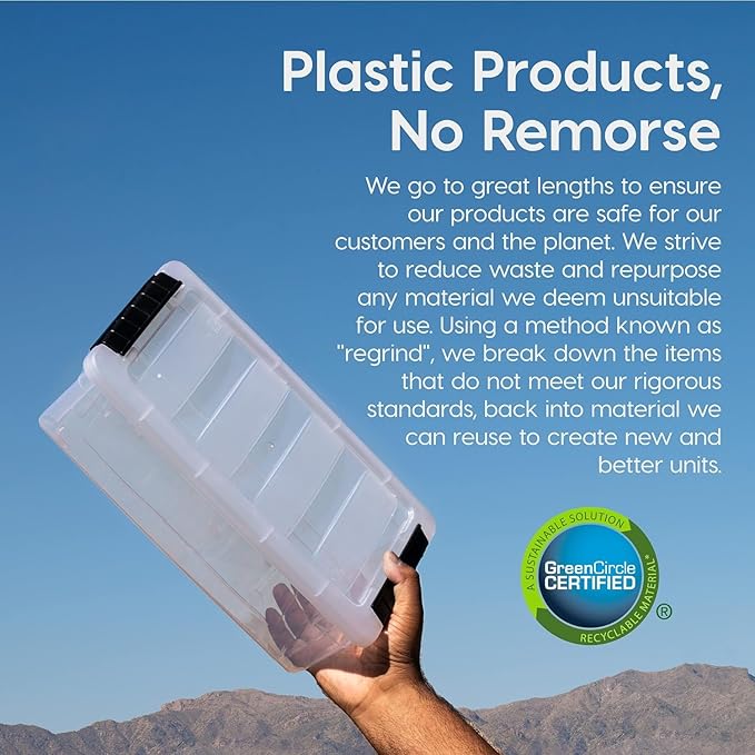 IRIS USA 13 QT Plastic Storage Box - Image 7