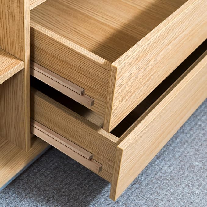 Maitys 1 Pcs Wooden Drawer Slides Bottom Mount Classic Center Guide Track - Image 7