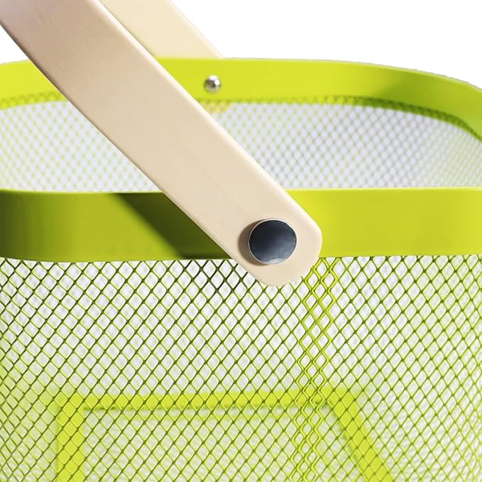 AJIODA Metal Mesh Steel Basket, Storage Organizer Basket Multi-functional - Image 4