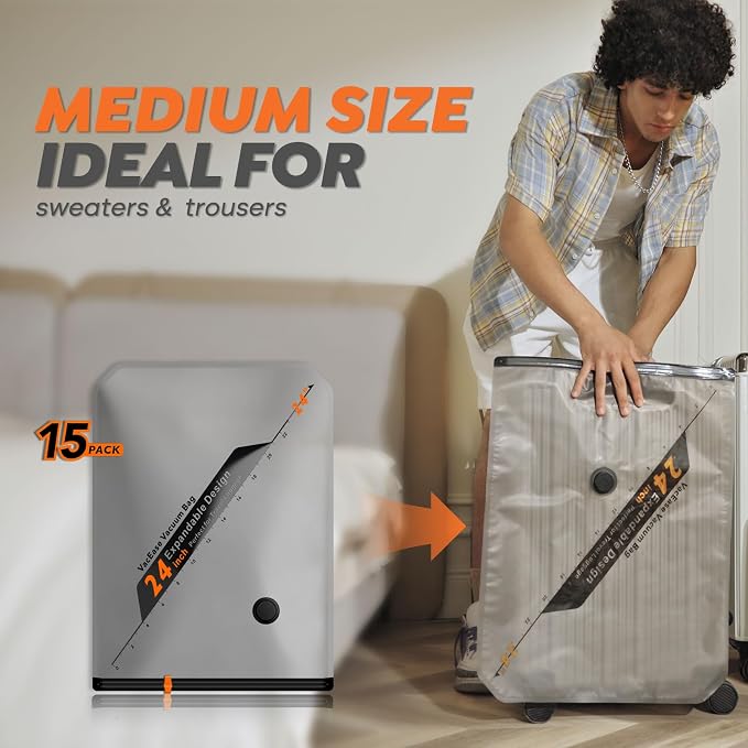 Rechargeable Wireless Pump Travel Storage Bags Set - Image 5