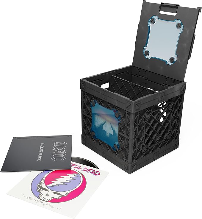 CrateVinyl - Vinyl Record Storage Crate Modular Storage Cube by UbeCube