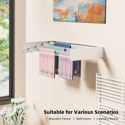 ZMBESUP Wall Mounted Drying Rack - Image 9