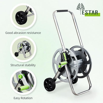 Garden Hose Reel Cart, Holds 75-150 Feet of 5/8-Inch Hose, Portable Hose Reel - Image 6