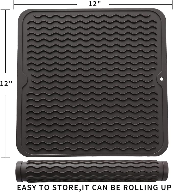 Silicone Dish Drying Mat for Multiple Usage, Easy clean, Eco-friendly, - Image 2