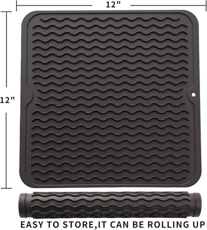 Silicone Dish Drying Mat for Multiple Usage, Easy clean, Eco-friendly, - Image 2