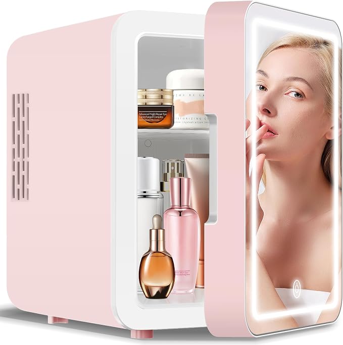 4-Liter Pink Portable Mini Fridge - Image 10