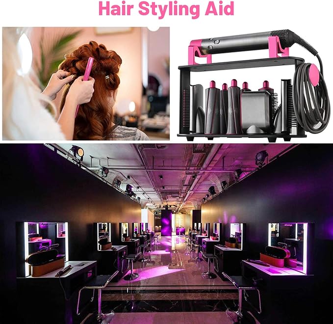 Foho Storage Holder Compatible for Dyson Airwrap Styler, 8-Holes Countertop - Image 7