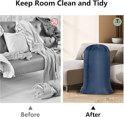OTraki 28x45 Inch Laundry Bag 2PCS Heavy Duty Laundry Dirty Clothe Travel Wash - Image 5