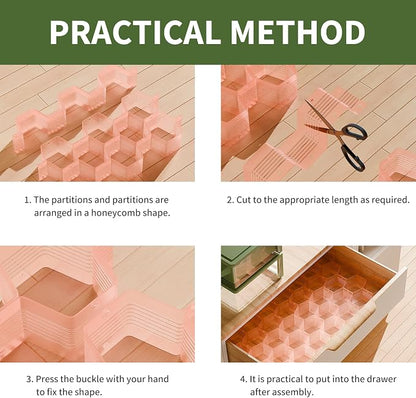 Honeycomb Separator Adjustable Drawer Organizer Divider - Image 5