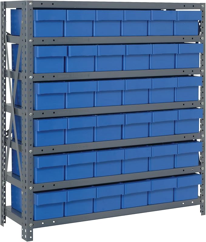 Quantum Storage Systems 2439-603BL Solid Heavy Duty 7 Shelves 36 Super Tuff by QuantumStorageSystems