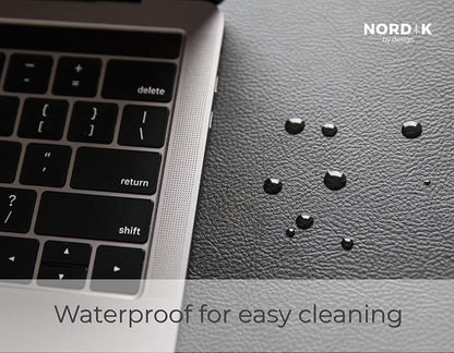 Nordik Leather Desk Mat Cable Organizer - Image 5