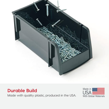 IRIS USA Small Stackable Storage Bins, 7.5 x 4.5 x 3 inch, |Made in USA| - Image 4