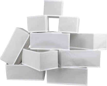 Fordonral 12 Pack Drawer Organizer Clothes, Foldable Fabric Dresser Organizer - Image 6