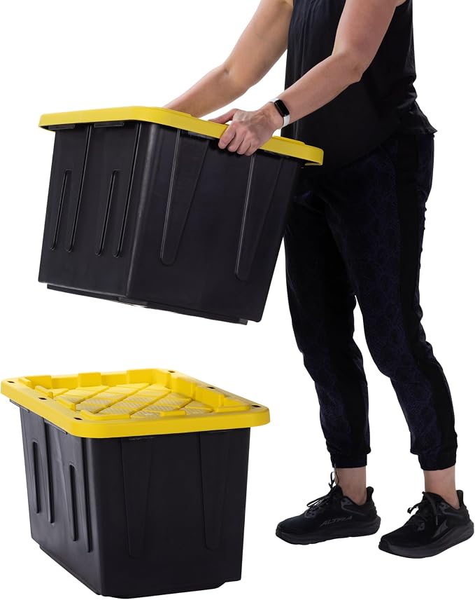 Plastic 23-Gallon Storage Tote - Image 4