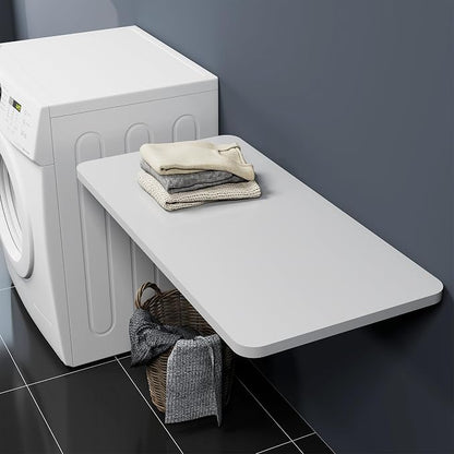 Wall Mounted Folding Table 39.4”L x 19.7”W, Laundry Folding Table - Image 2