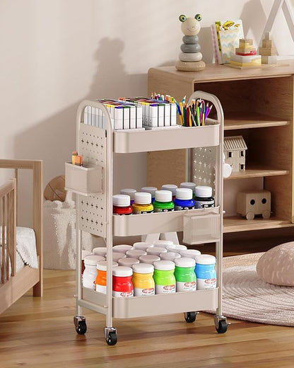 ALVOROG 3 Tier Rolling Cart - Image 6