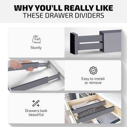 Bambüsi 4 Pack Drawer Dividers - Image 5