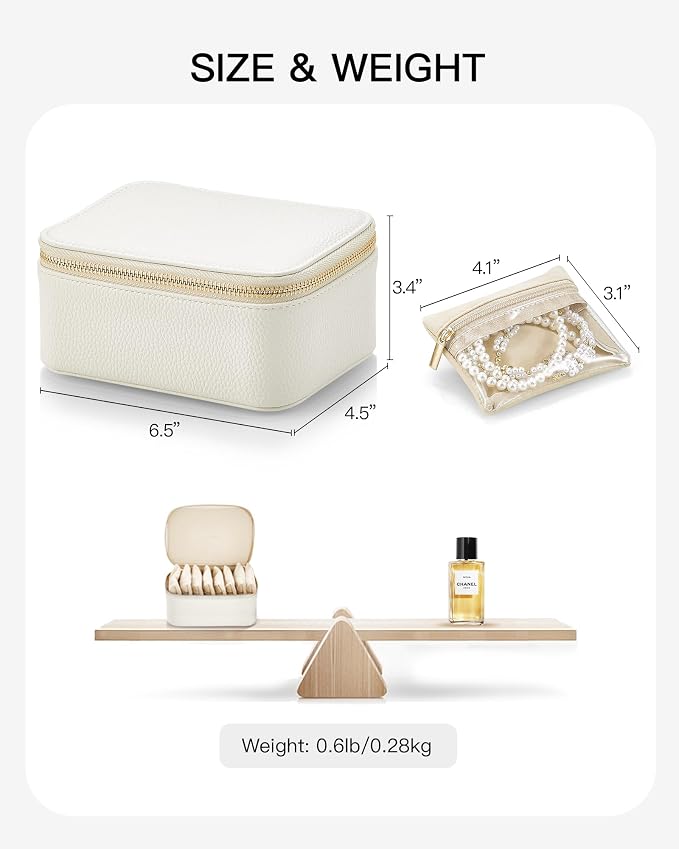 Vlando Gifts for Her, Travel Jewelry Case - Image 4