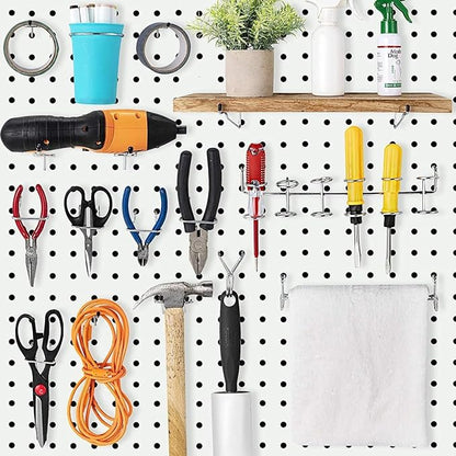 114-Piece Heavy Duty Metal Pegboard Hooks & Organizer Kit - Image 4