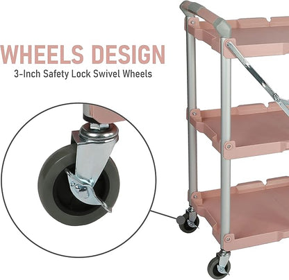 Olympia Tools 89-350 Pack-N-Roll Folding Collapsible Service Cart, 150LB - Image 6
