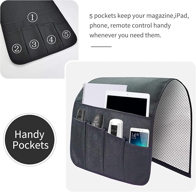Sofa Armrest Organizer, Remote Control Holder - Image 4