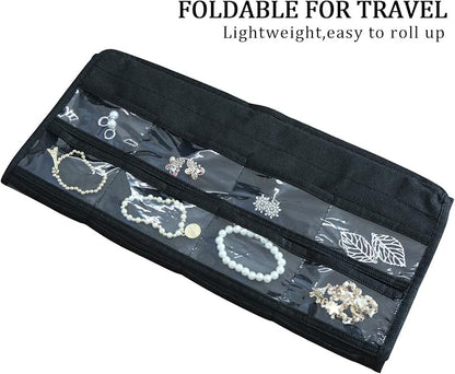 BB Brotrade Hanging Jewelry Organizer, Accessories Organizer, 80 Pocket - Image 4