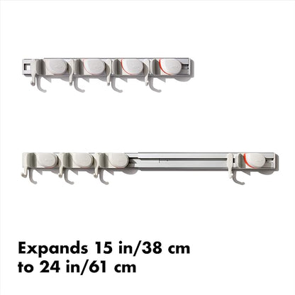 OXO Good Grips Wall-Mounted Mop and Broom Organizer - Image 5