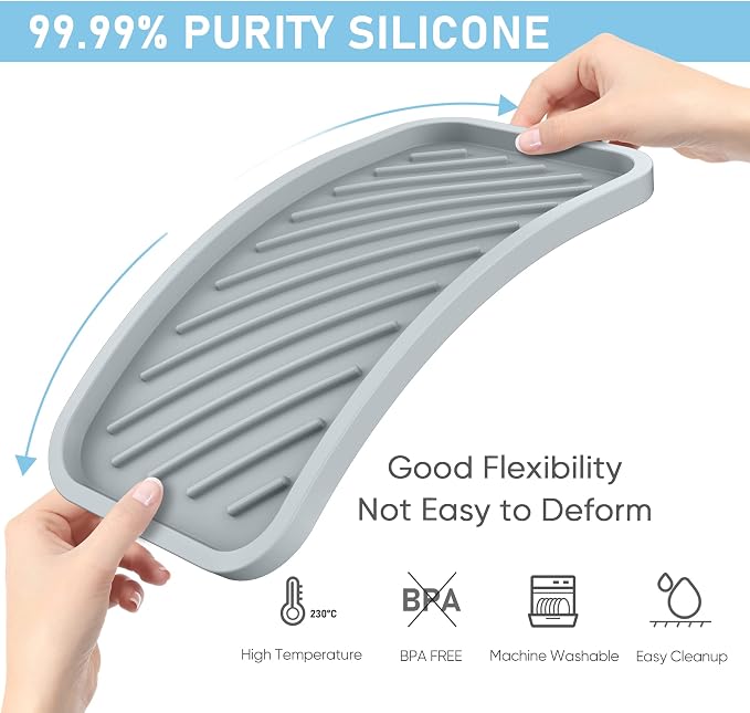 EG-SIPRO Kitchen Sink Organizer Tray, Sponge Holder - Image 3