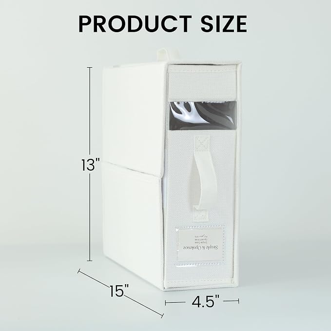 Simple&Opulence 4 Pack Bed Sheet Organizers and Storage, Linen Closet Organizers - Image 5