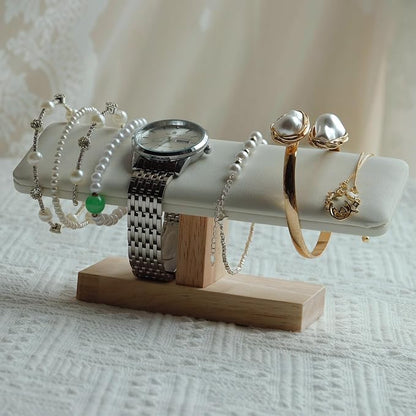 Wooden Watches Display Stands Base Watch Necklace Bracelet Organizer Rack - Image 7