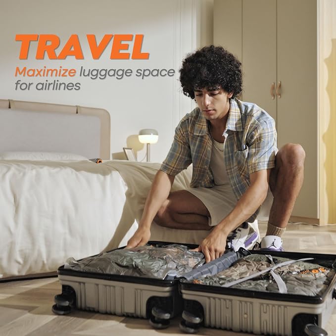 Rechargeable Wireless Pump Travel Storage Bags Set - Image 9