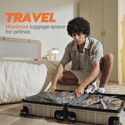 Rechargeable Wireless Pump Travel Storage Bags Set - Image 8