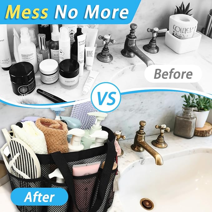 Fammart Mesh Shower Caddy Portable - Image 8