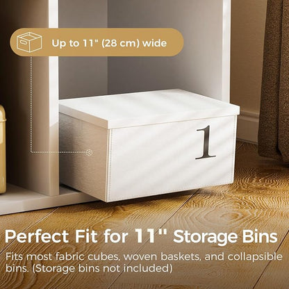 COMHOMA 6 Wood Cube Storage Organizer - Image 4