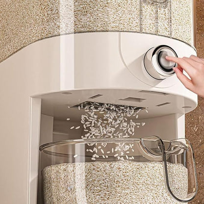 Large Rice Dispenser 12Lbs, Cereal Dispenser Rice Container Food Storage - Image 4