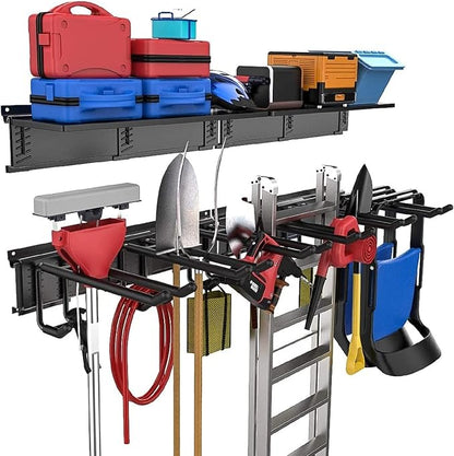 TORACK Garage Storage Organizer Systems, Wall Mount Overhead shelving, 48 inch by TORACK